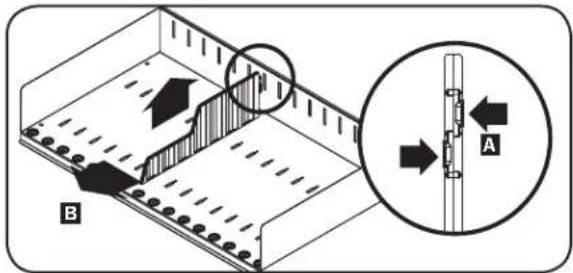 Tripp Lite CSC32USB - Ajuste de los Divisores del Estante de Almacenimiento - 1