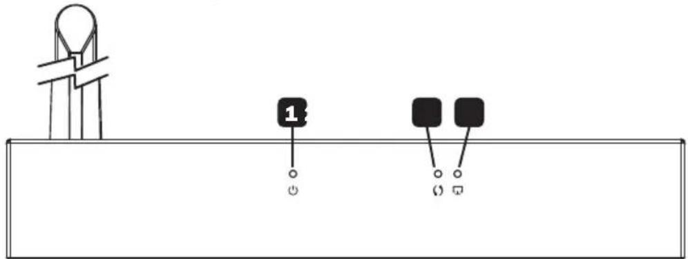 Tripp Lite B1261A1WHD2 - Panneau avant du récepteur (Rx) et du transmetteur (Tx) HDMI - 1