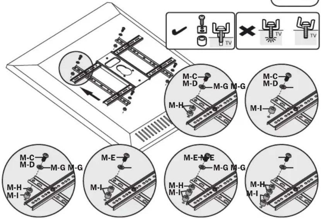 Tripp Lite DMWC3770M - For Recessed Back Screen or to Access A/V Inputs - 2