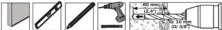 Tripp Lite DMWC3770M - Mount on Solid Brick and Concrete Block - 1