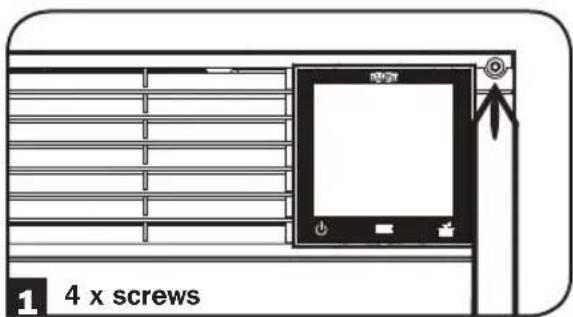 Tripp Lite SmartPro SMC10002URM - SMC15002URM (RBC93-2U) and SMC10002URM (RBC24VLCD) Battery Replacement Procedure - 1