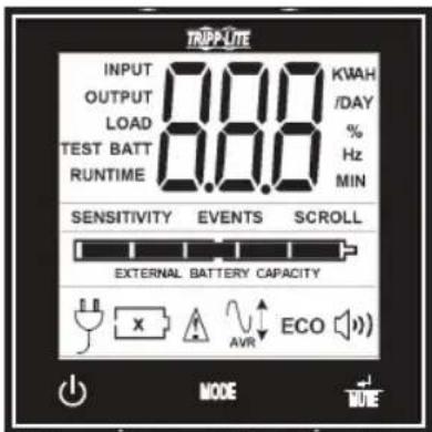 Tripp Lite SmartPro SMC10002URM - Interfaz de LCD - 1