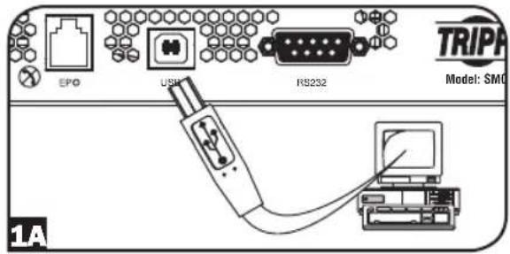 Tripp Lite SmartPro SMC10002URM - Connexion au port EPO - 1