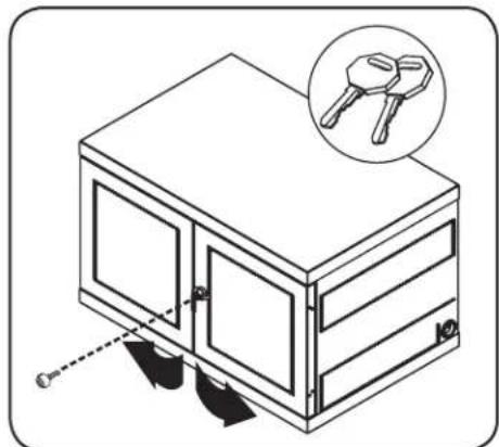 Tripp Lite CSC16ACW - Door Locks - 1