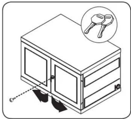 Tripp Lite CSC16ACW - Verrous de porte - 1