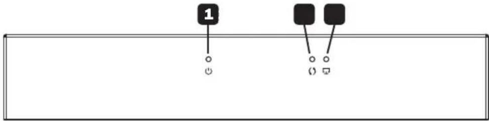 Tripp Lite B1261A1WHD1 - Panel frontal del Receptor (Rx) y Transmisor (Tx) HDMI - 1