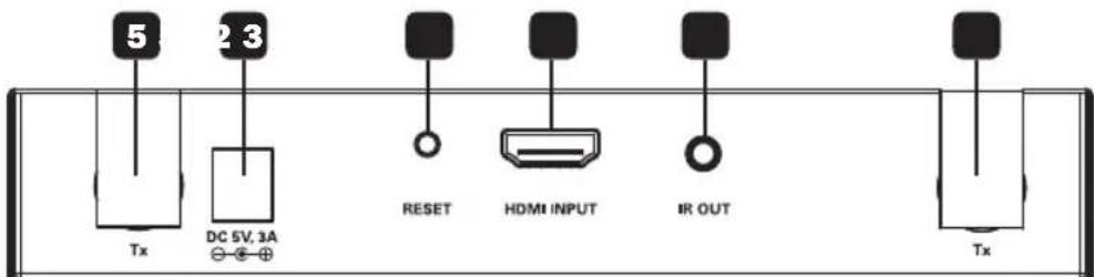 Tripp Lite B1261A1WHD1 - Panneau arrête Tx HDMI - 1