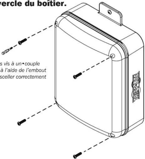 Tripp Lite EN1309N4 - Rattacher le couvercle du boîtier. - 1