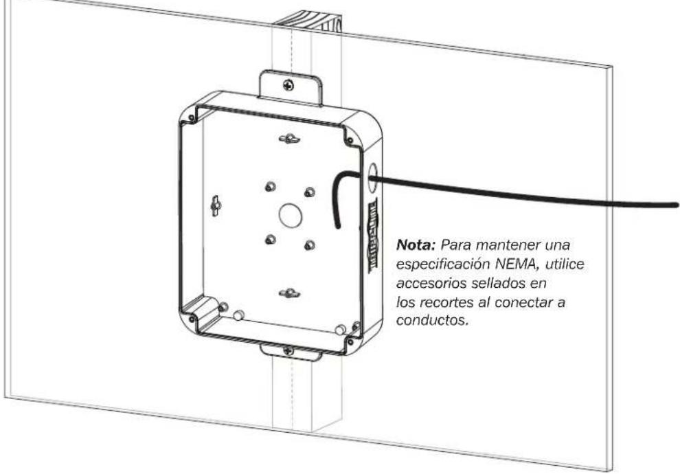 Tripp Lite EN1309N4 - Conduzca el Cable de Datos y Alimentación (Si se Requiere) A Través del Recorte para el Conducto - 1