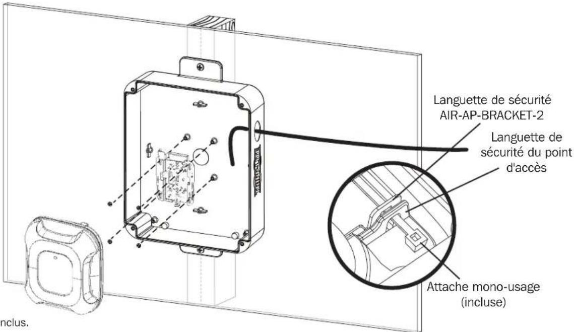 Tripp Lite EN1309N4 - 5a. Support universel Cisco (AIR-AP-BRACKET-2)\* Installation - 1