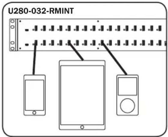 Tripp Lite U280032RMINT - Conexión a una Computadora - 1