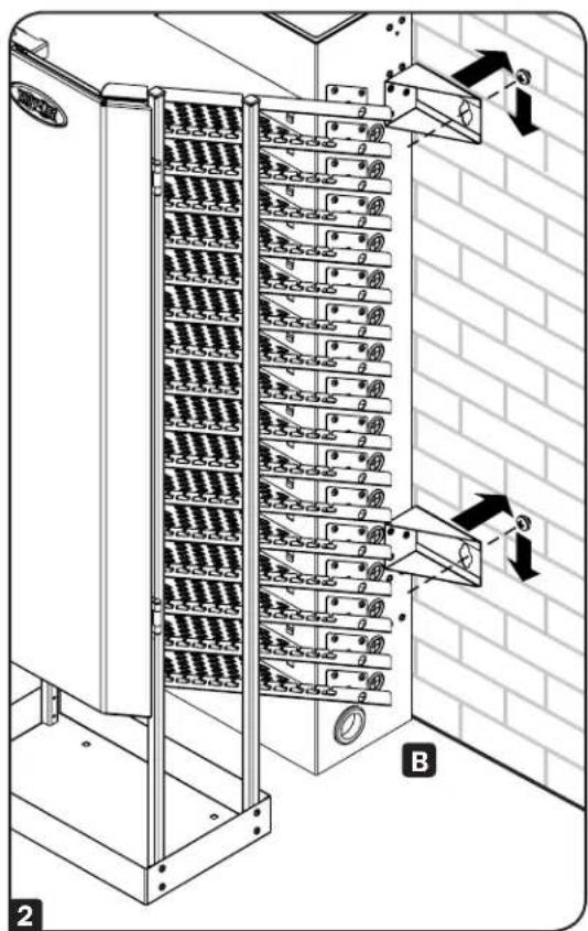 Tripp Lite CST16AC - Montage de la tour de stations de chargement - 3