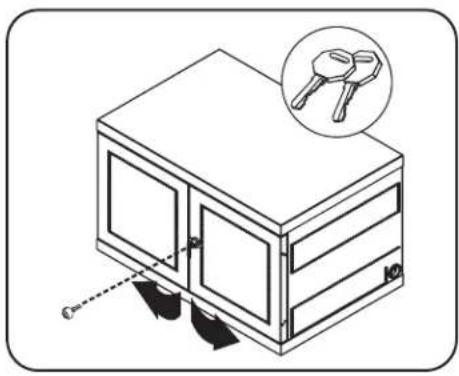 Tripp Lite CS16USBWHG - Verrous de porte - 1