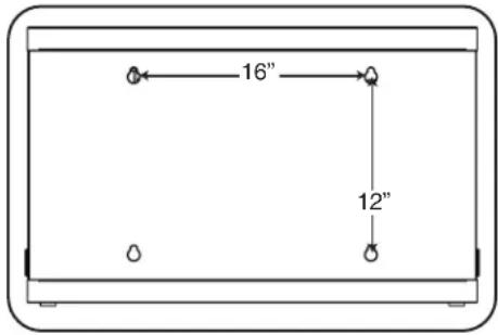 Tripp Lite CS16USBWHG - Advertencia: no intente instalar la estación de carga a la pared con ningún dispositivo electrónico personal adentro. - 1