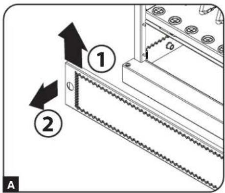 Tripp Lite CS16USBWHG - Réglage des diviseurs de l'étagère de rangement - 1