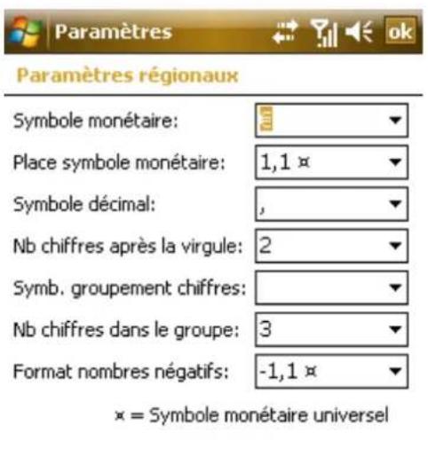 AIRIS T483 - Paramètres Régionaux - 4