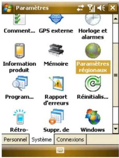 AIRIS T483 - Paramètres Régionaux - 1
