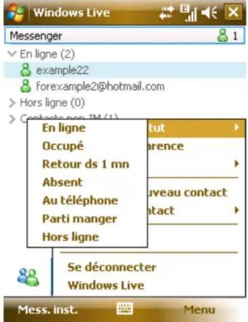 AIRIS T483 - Changer le Statut Online - 1