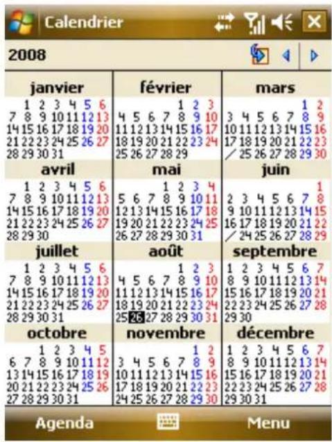 AIRIS T483 - Vues du Calendrier - 5