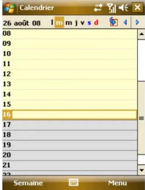 AIRIS T483 - Vues du Calendrier - 2