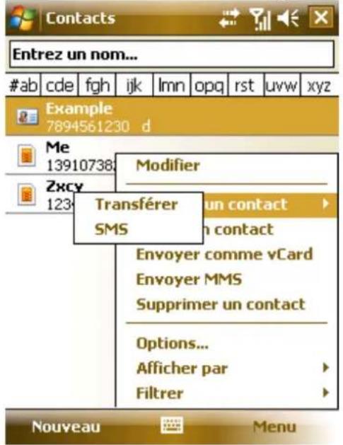 AIRIS T483 - Envoyer des Contacts via Bluetooth - 1