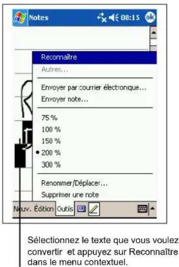 AIRIS T605 - Conversion d'un texte écrit en texte - 1
