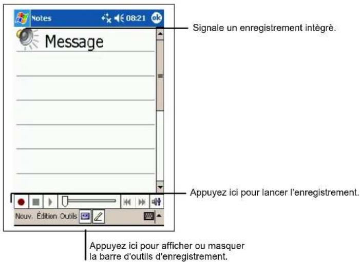 AIRIS T605 - Enregistrement d'un message - 1