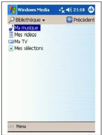 AIRIS T605 - Windows Media Player pour Pocket PC - 1