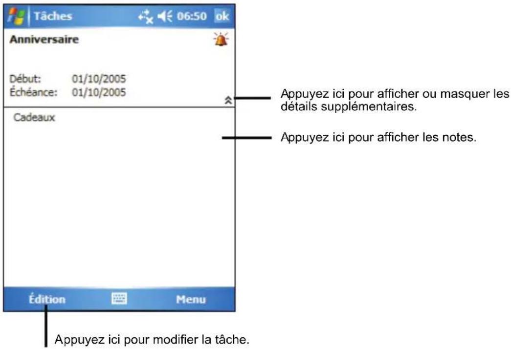 AIRIS T620 - Utilisation de l'écran Résumé des Tâches - 1