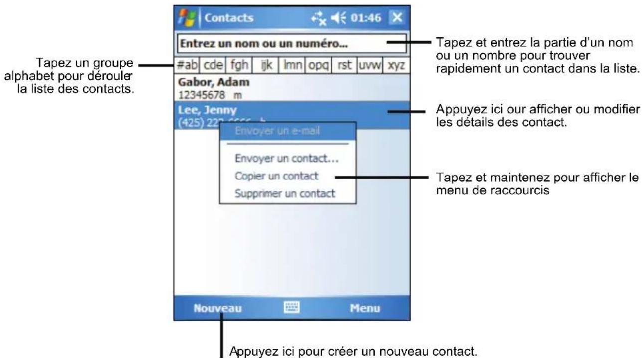 AIRIS T620 - Contacts: conservez les coordonnées de vos amis et collègues - 1