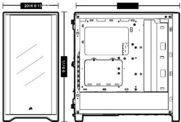 CORSAIR iCUE 4000X - 散热器相容性/ - 1