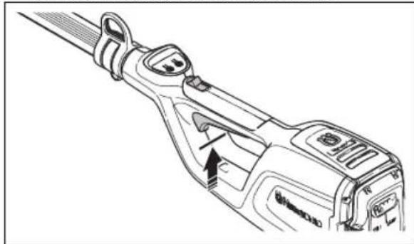 HUSQVARNA 120iTK4P - Maitinimo jungiklio užrakto patikra - 2