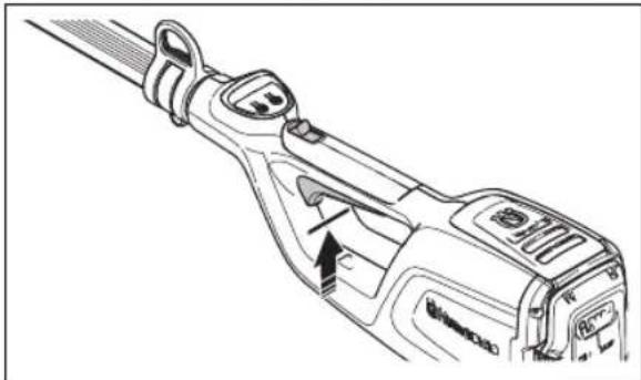 HUSQVARNA 120iTK4P - 检查开关扳机锁 - 2