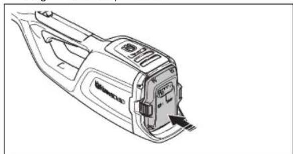 HUSQVARNA 120iTK4P - Aküyü ürüne bağlama - 2