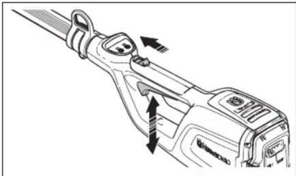 HUSQVARNA 120iTK4P - Kontrola poistky páčky vypínača - 1