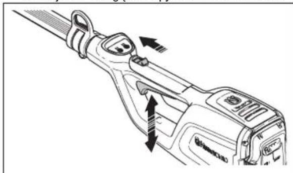 HUSQVARNA 120iTK4P - Maitinimo jungiklio užrakto patikra - 4
