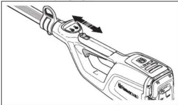 HUSQVARNA 120iTK4P - Kontrollera gasreglagespärren - 3