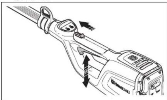 HUSQVARNA 120iTK4P - 检查开关扳机锁 - 4