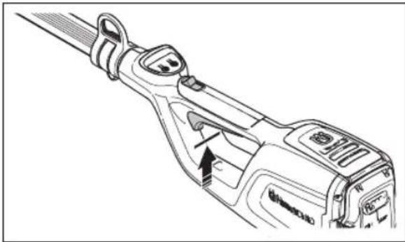 HUSQVARNA 120iTK4P - Cách kiểm tra khóa nút kích hoạt máy - 2