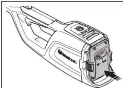HUSQVARNA 120iTK4P - Pripojenie akumulátora k výrobku - 2