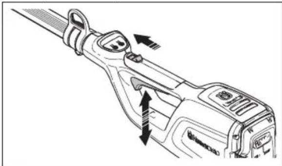 HUSQVARNA 120iTK4P - Verificarea opritorului întrerupătorului - 4