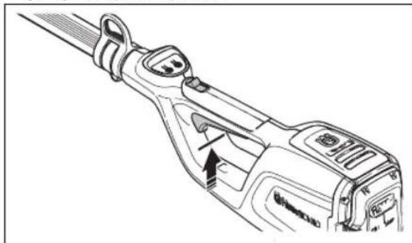 HUSQVARNA 120iTK4P - Kontrola pojistky páčky spínače - 2