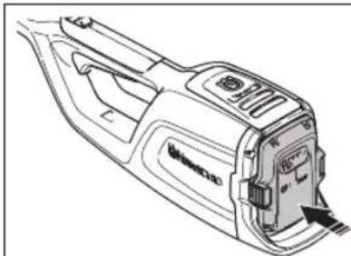 HUSQVARNA 120iTK4P - 배터리를 제품에 연결하는 방법 - 2
