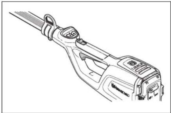 HUSQVARNA 120iTK4P - Toitelüliti lukustuse kontrollimine - 1