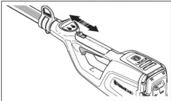 HUSQVARNA 120iTK4P - 检查开关扳机锁 - 3