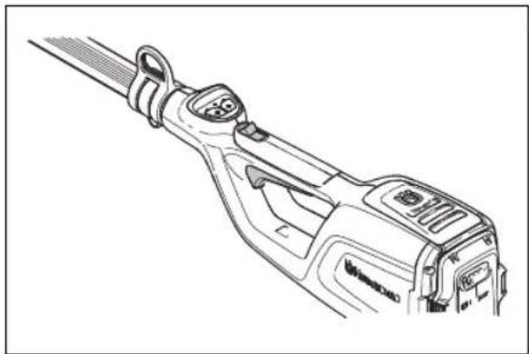 HUSQVARNA 120iTK4P - パワートリガーロックの点検 - 1
