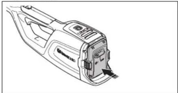 HUSQVARNA 120iTK4P - Per collegare la batteria al prodotto. - 2