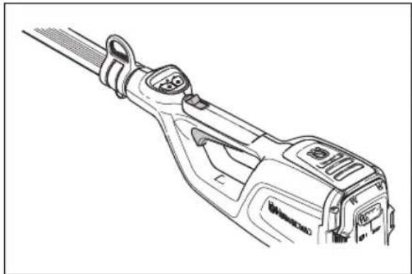 HUSQVARNA 120iTK4P - To do a check of the power trigger lockout - 1