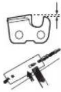 HUSQVARNA 120iTK4P - Saw chain filing and file gauge - 4