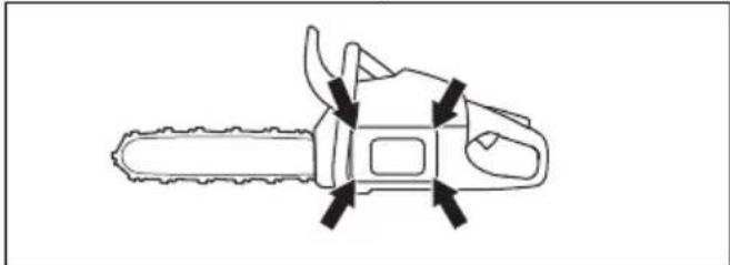 HUSQVARNA 592 XP G - To replace a broken or worn starter rope - 1